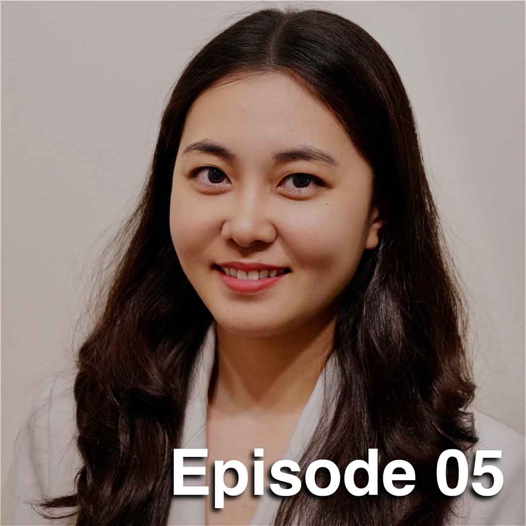 headshot of Hanyun Li  with Episode 5 written in bottom right corner