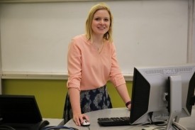 female high school student