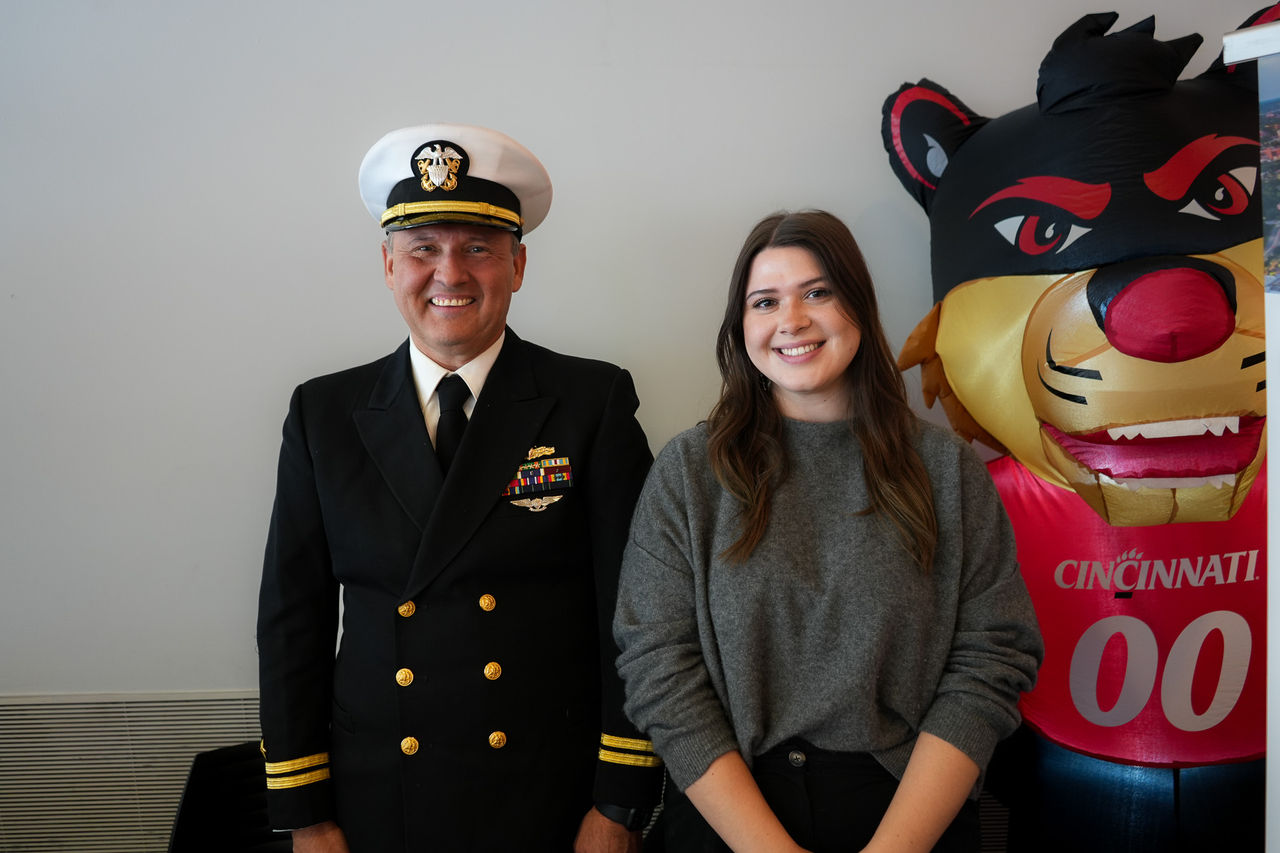 Photo of Veteran Scott Pena and Haley Fletcher