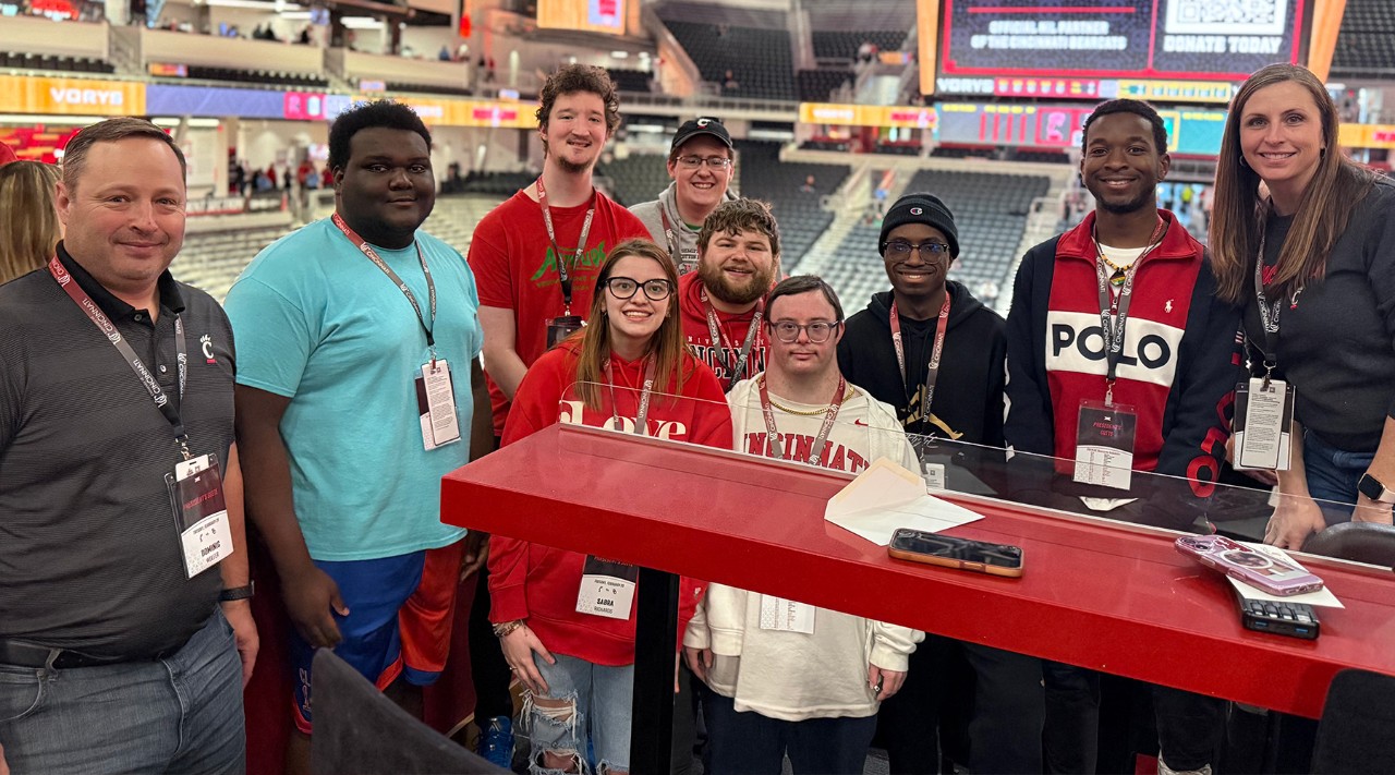 TAP students in the stadium