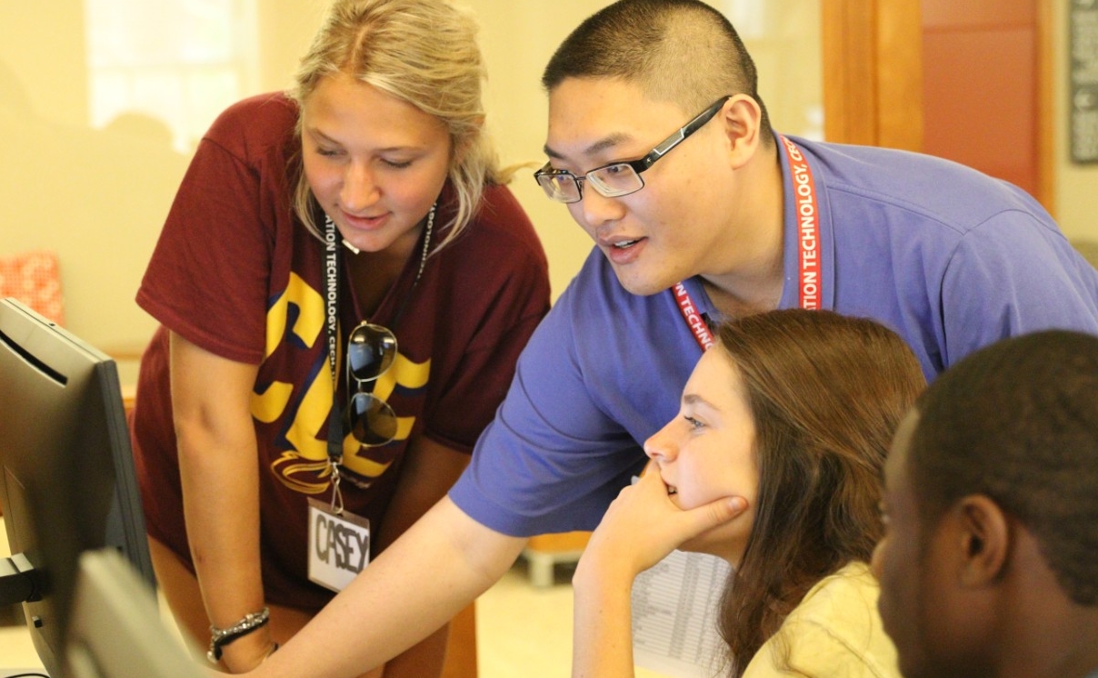 Students on Computer